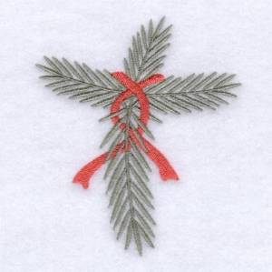 Picture of Palm Cross Machine Embroidery Design