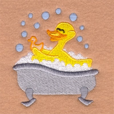 Playtime Rubber Ducky Machine Embroidery Design