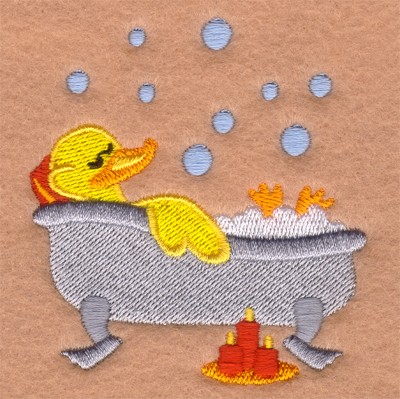 Relaxing Rubber Ducky Machine Embroidery Design