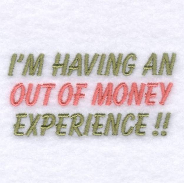 Picture of Money Experience Machine Embroidery Design
