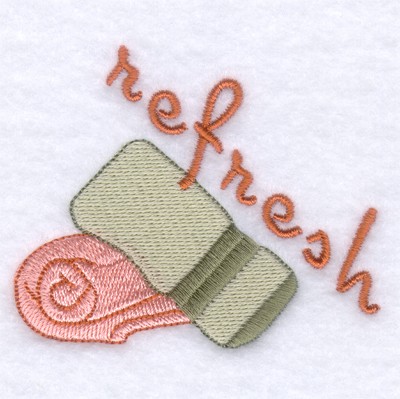 Refresh Towels Machine Embroidery Design