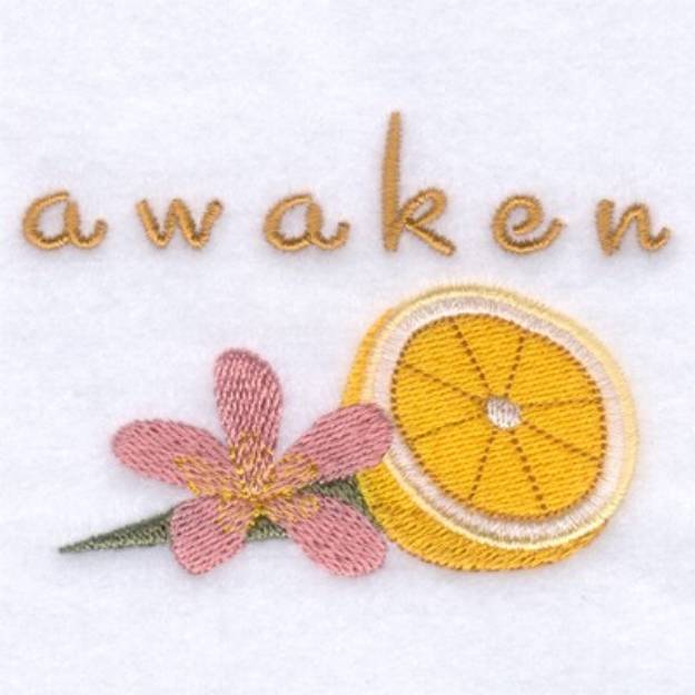 Picture of Awaken Lemon Machine Embroidery Design