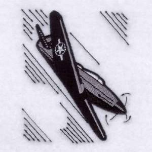 Picture of Antique Plane 2 Machine Embroidery Design