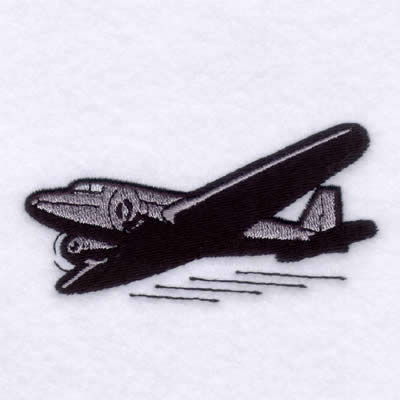 Antique Plane 3 Machine Embroidery Design