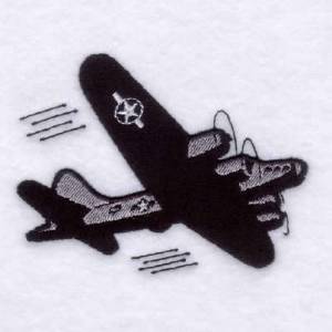 Picture of Antique Plane 5 Machine Embroidery Design