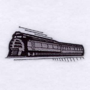Picture of Antique Train 5 Machine Embroidery Design