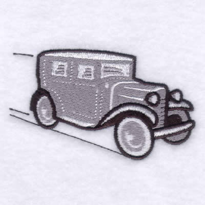 Antique Automobile 4 Machine Embroidery Design