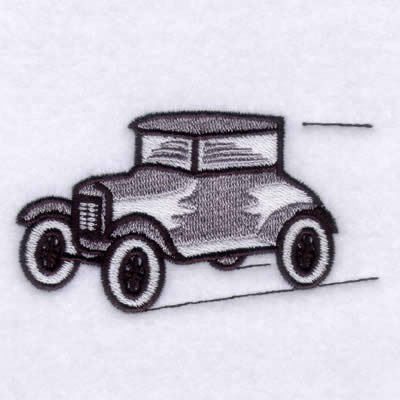 Antique Automobile 5 Machine Embroidery Design
