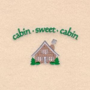 Picture of Cabin Sweet Cabin Machine Embroidery Design