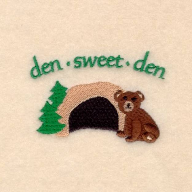 Picture of Den Sweet Den Machine Embroidery Design