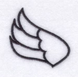 Picture of Angel Emblem Machine Embroidery Design
