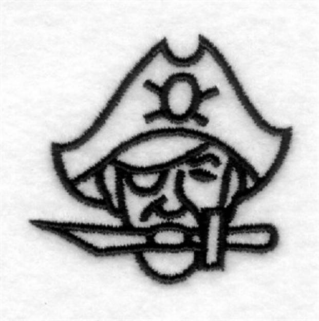 Picture of Buccaneer Emblem Machine Embroidery Design