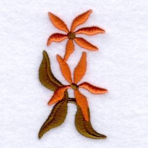 Picture of Country Flowers Single Machine Embroidery Design