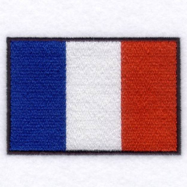 Picture of French Guiana Flag Machine Embroidery Design