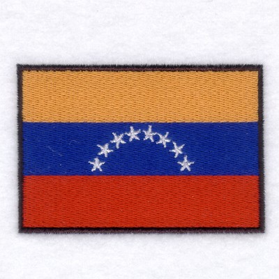 Venezuela Flag Machine Embroidery Design