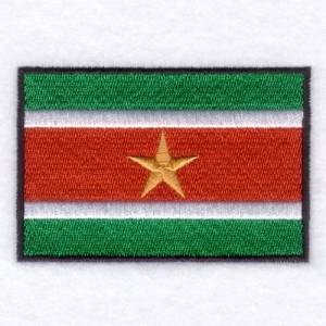 Picture of Suriname Flag Machine Embroidery Design