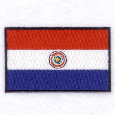 Paraguay Flag Machine Embroidery Design