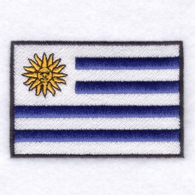 Uruguay Flag Machine Embroidery Design