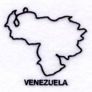 Picture of Country of Venezuela Machine Embroidery Design