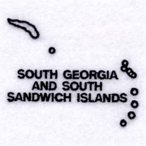 Picture of Country of South Georgia & South Sandwich Islands Machine Embroidery Design