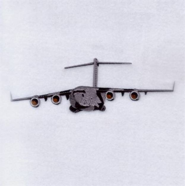 Picture of Transport Aircraft Machine Embroidery Design
