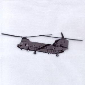 Picture of Dual Rotary Helicopter Machine Embroidery Design