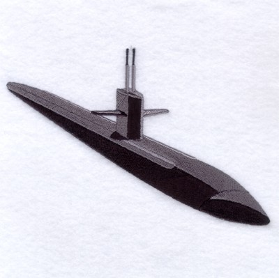 Submarine Machine Embroidery Design