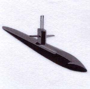 Picture of Submarine Machine Embroidery Design