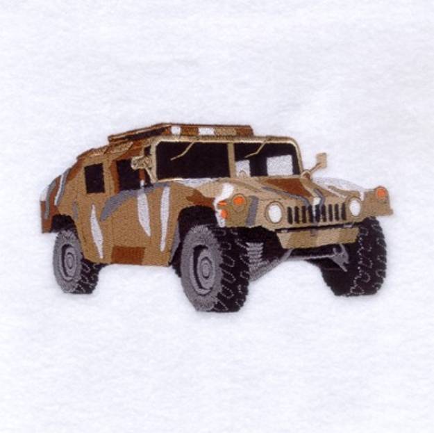 Picture of Humvee Machine Embroidery Design