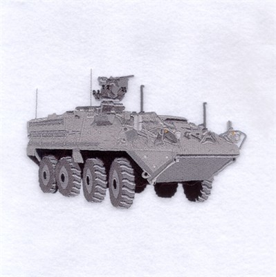Armored Combat Vehicle Machine Embroidery Design