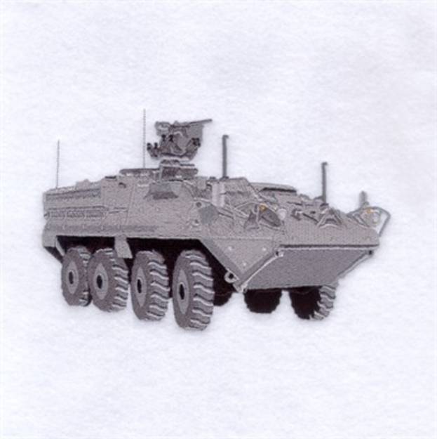 Picture of Armored Combat Vehicle Machine Embroidery Design