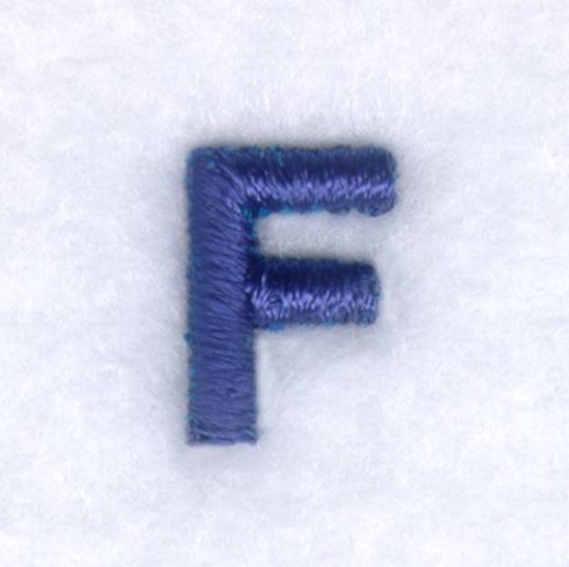 Picture of Block Puff F Machine Embroidery Design