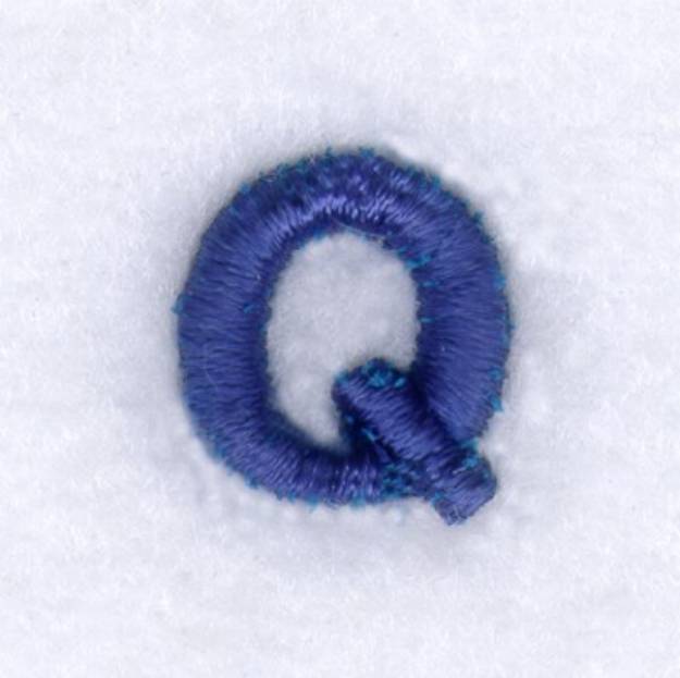 Picture of Block Puff Q Machine Embroidery Design