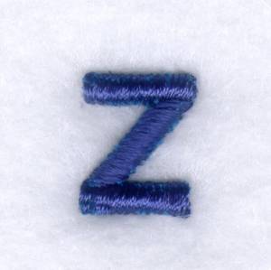 Picture of Block Puff Z Machine Embroidery Design