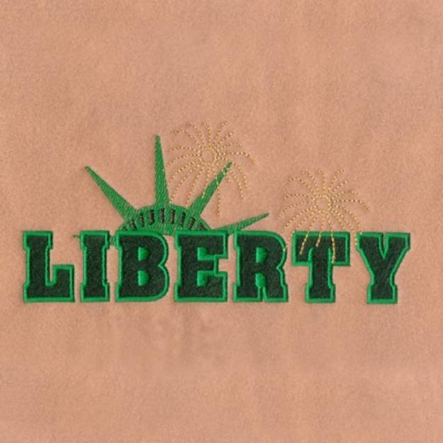 Picture of Liberty Spirit Machine Embroidery Design