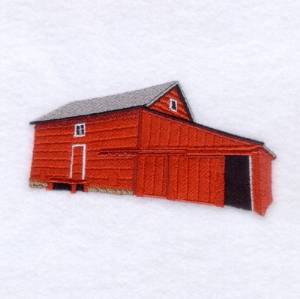 Picture of Grain Farm Building Machine Embroidery Design