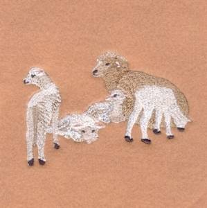 Picture of Sheep Farm Scenery Machine Embroidery Design