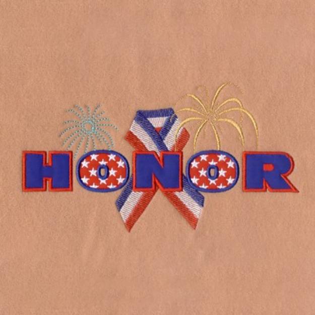 Picture of Honor Spirit Applique Machine Embroidery Design