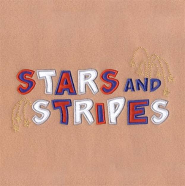 Picture of Stars & Stripes Applique Machine Embroidery Design