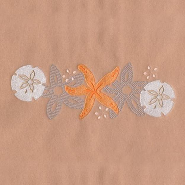 Picture of Starfish Long Machine Embroidery Design