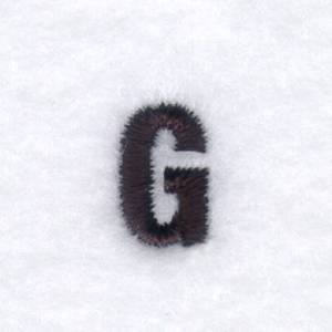 Picture of Condensed Block G Machine Embroidery Design