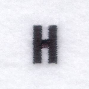 Picture of Condensed Block H Machine Embroidery Design