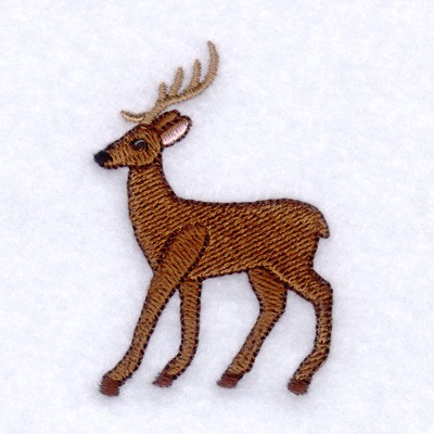 Reindeer Standing Machine Embroidery Design