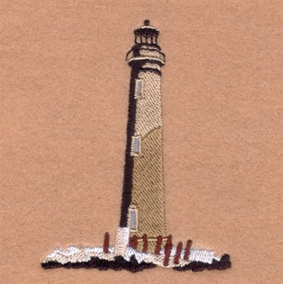 Sand Island Lighthouse Machine Embroidery Design