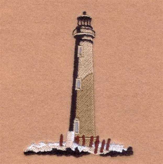 Picture of Sand Island Lighthouse Machine Embroidery Design