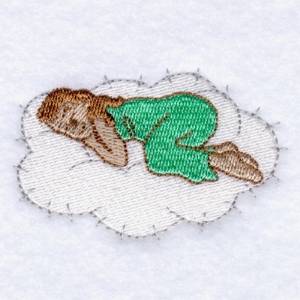 Picture of Girl Patch Machine Embroidery Design