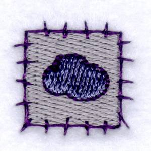 Picture of Cloud Patch Machine Embroidery Design