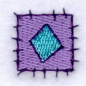 Picture of Diamond Patch Machine Embroidery Design