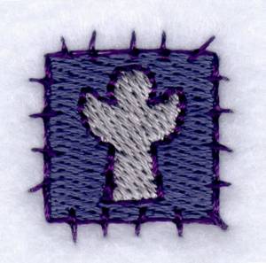 Picture of Angel Patch Machine Embroidery Design