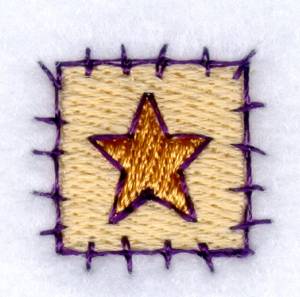 Picture of Star Patch Machine Embroidery Design